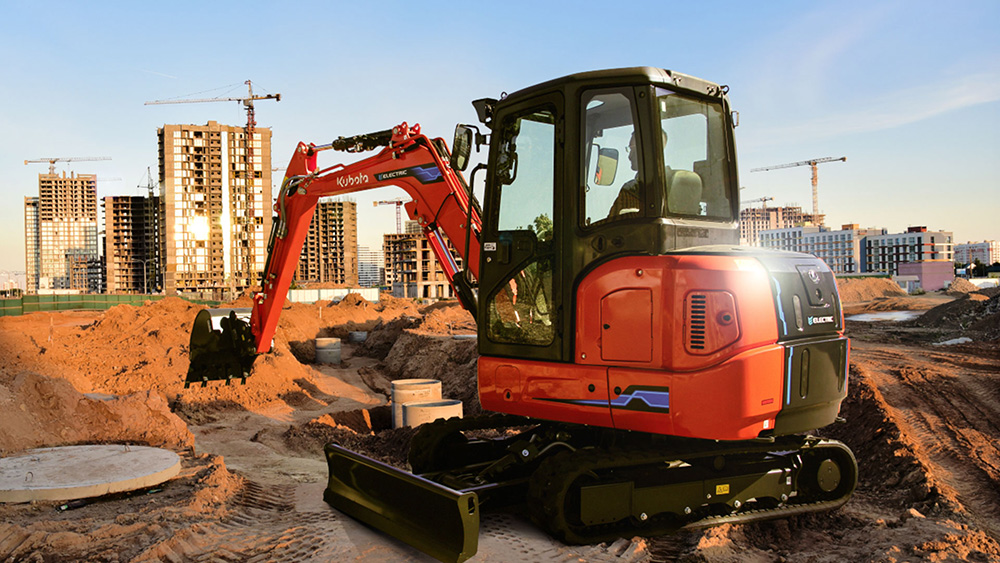 Compact Excavator KX38-4e Electric (Not available in US)