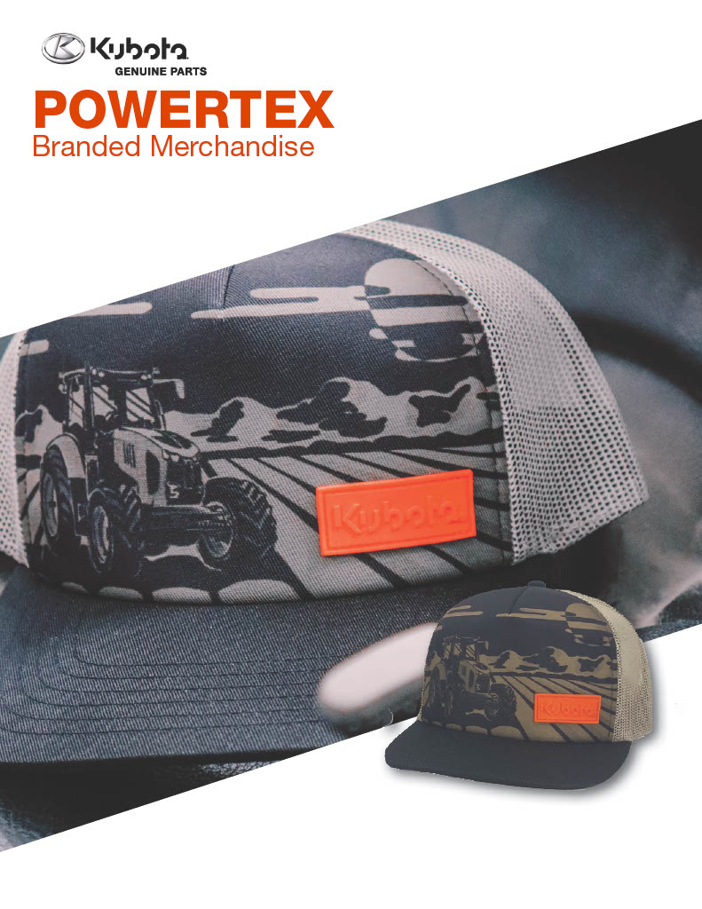Kubota Branded Merchandise 2025_powertex_cover
