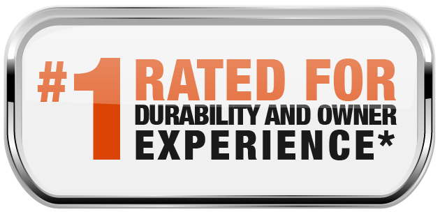 #1 rated in durability and owner experience